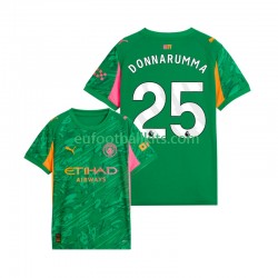 Manchester City Goalkeeper Gianluigi Donnarumma 25 Home Football Shirts 2025-2026 Men LS