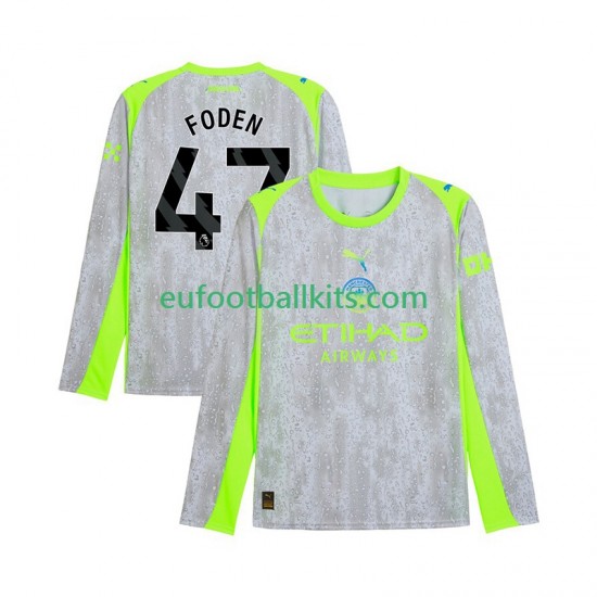 Manchester City Phil Foden 47 Third Football Shirts 2025-2026 Men SS
