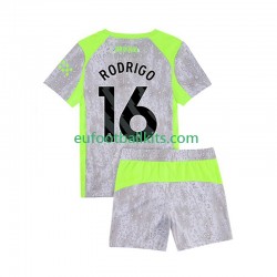 Manchester City Rodrigo Hernandez 16 Third Football Shirts 2025-2026 Kids LS