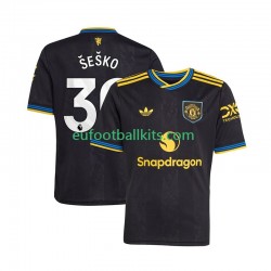 Manchester United Benjamin Sesko 30 Third Football Shirts 2025-2026 Men LS