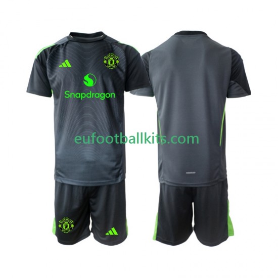 Manchester United Goalkeeper Away Football Shirts 2025-2026 Kids LS