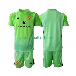 Manchester United Goalkeeper Fourth Football Shirts 2025-2026 Kids LS