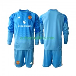 Manchester United Goalkeeper Home Football Shirts 2025-2026 Kids SS