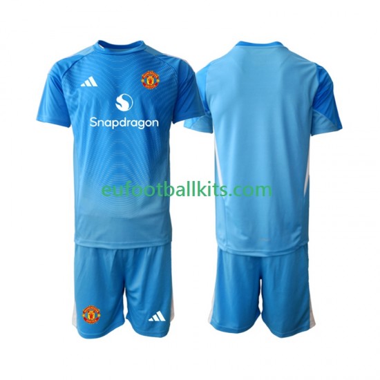 Manchester United Goalkeeper Home Football Shirts 2025-2026 Kids LS