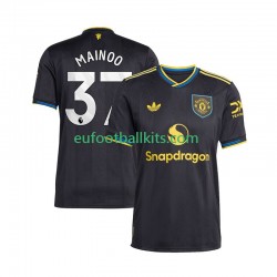 Manchester United Kobbie Mainoo 37 Third Football Shirts 2025-2026 Men LS
