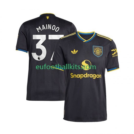 Manchester United Kobbie Mainoo 37 Third Football Shirts 2025-2026 Men LS