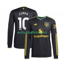Manchester United Matheus Cunha 10 Third Football Shirts 2025-2026 Men SS