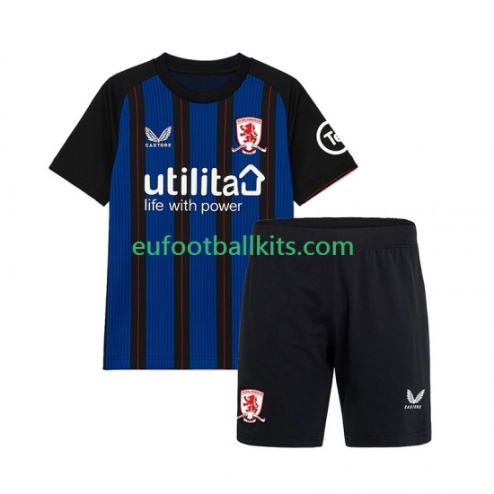 Middlesbrough Away Football Shirts 2025-2026 Kids LS