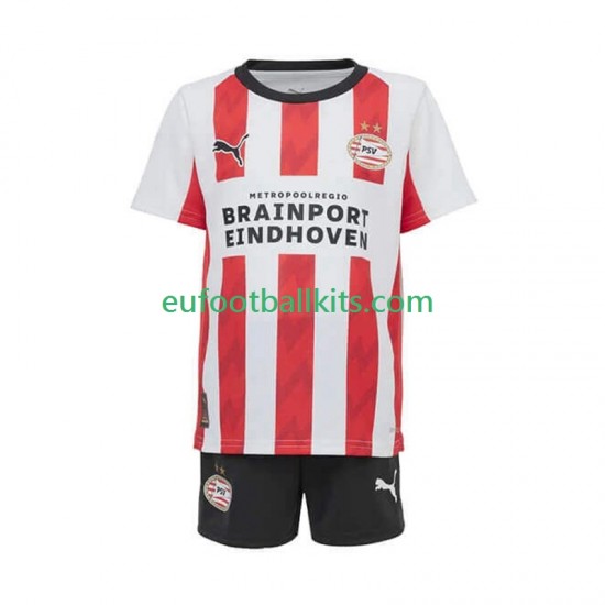 PSV Eindhoven Home Football Shirts 2025-2026 Kids LS