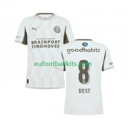 PSV Eindhoven Sergino Dest 8 Third Football Shirts 2025-2026 Men LS