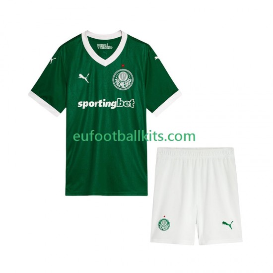 Palmeiras Home Football Shirts 2025-2026 Kids LS