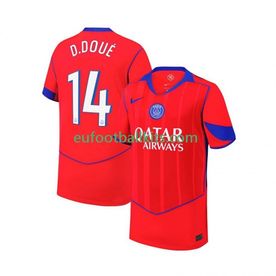 Paris Saint Germain Desire Doue 14 Third Football Shirts 2025-2026 Men LS