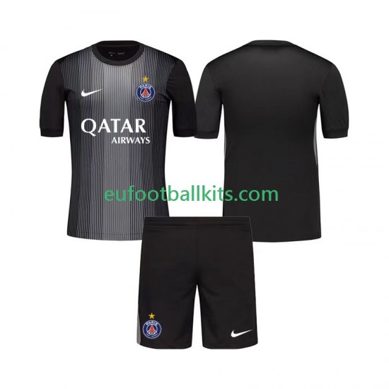 Paris Saint Germain Goalkeeper Home Football Shirts 2025-2026 Kids LS
