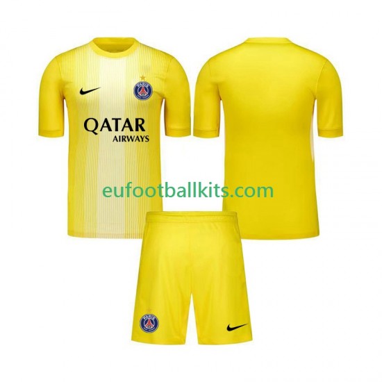 Paris Saint Germain Goalkeeper Third Football Shirts 2025-2026 Kids LS