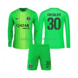Paris Saint Germain Goalkeeper Lucas Chevalier 30 Away Football Shirts 2025-2026 Kids SS