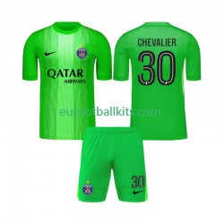 Paris Saint Germain Goalkeeper Lucas Chevalier 30 Away Football Shirts 2025-2026 Kids LS