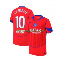 Paris Saint Germain Ousmane Dembele 10 Third Football Shirts 2025-2026 Men LS