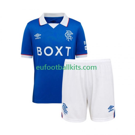Rangers Home Football Shirts 2025-2026 Kids LS