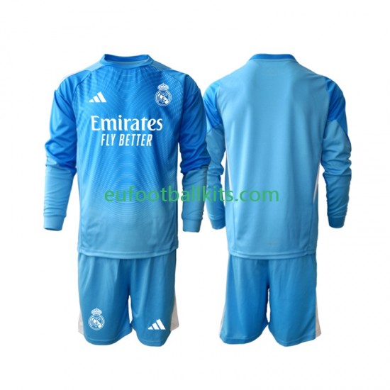 Real Madrid Goalkeeper Home Football Shirts 2025-2026 Kids SS