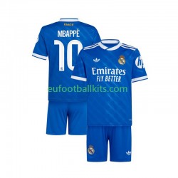 Real Madrid Kylian Mbappe 10 Third Football Shirts 2025-2026 Kids LS