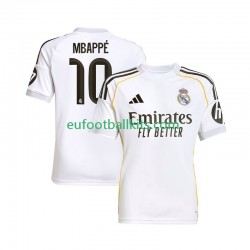 Real Madrid Kylian Mbappe 10 Home Football Shirts 2025-2026 Men LS