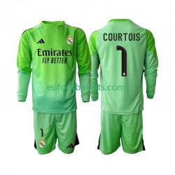 Real Madrid Thibaut Courtois 1 Away Football Shirts 2025-2026 Kids SS
