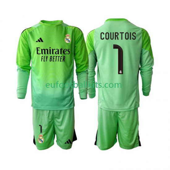 Real Madrid Thibaut Courtois 1 Away Football Shirts 2025-2026 Kids SS