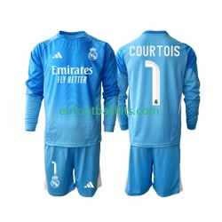 Real Madrid Thibaut Courtois 1 Home Football Shirts 2025-2026 Kids SS