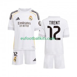 Real Madrid Trent Alexander-Arnold 12 Home Football Shirts 2025-2026 Kids LS