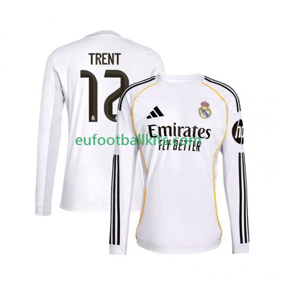 Real Madrid Trent Alexander-Arnold 12 Home Football Shirts 2025-2026 Men SS
