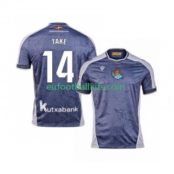 Real Sociedad Takefusa Kubo 14 Away Football Shirts 2025-2026 Men LS