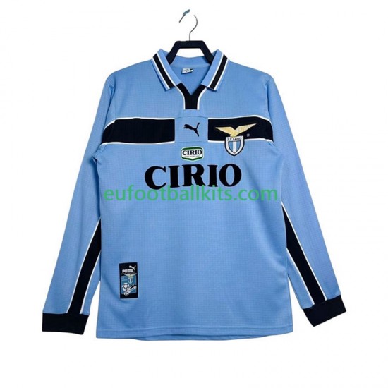 SS Lazio Retro Home Football Shirts 1998 1999 Men SS