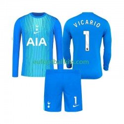 Tottenham Hotspur Goalkeeper Guglielmo Vicario 1 Away Football Shirts 2025-2026 Kids SS