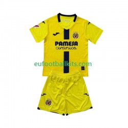 Villarreal CF Home Football Shirts 2025-2026 Kids LS