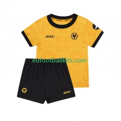 Wolverhampton Wanderers Home Football Shirts 2025-2026 Kids LS