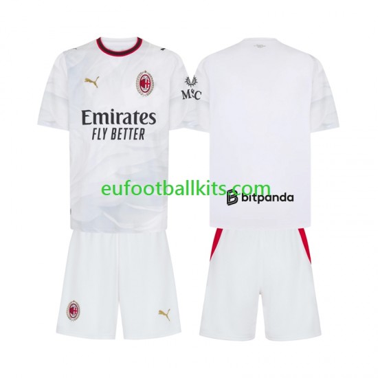 AC Milan Away Football Shirts 2026-2027 Kids LS