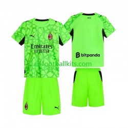 AC Milan Goalkeeper Third Football Shirts 2026-2027 Kids LS