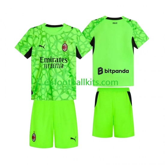 AC Milan Goalkeeper Third Football Shirts 2026-2027 Kids LS