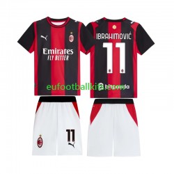 AC Milan Ibrahimovic 11 Home Football Shirts 2026-2027 Kids LS