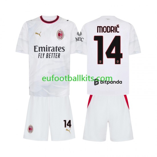 AC Milan Luka Modric 14 Away Football Shirts 2026-2027 Kids LS
