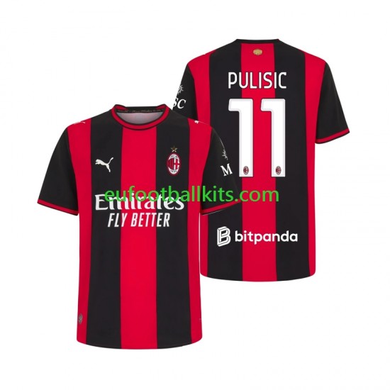 AC Milan Pulisic 11 Home Football Shirts 2026-2027 Men LS