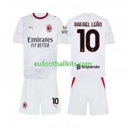 AC Milan Rafael Leao 10 Away Football Shirts 2026-2027 Kids LS