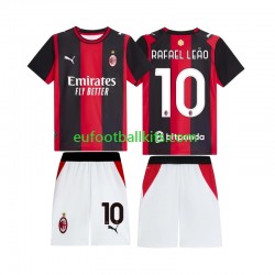 AC Milan Rafael Leao 10 Home Football Shirts 2026-2027 Kids LS