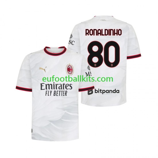 AC Milan Ronaldinho 80 Away Football Shirts 2026-2027 Men LS
