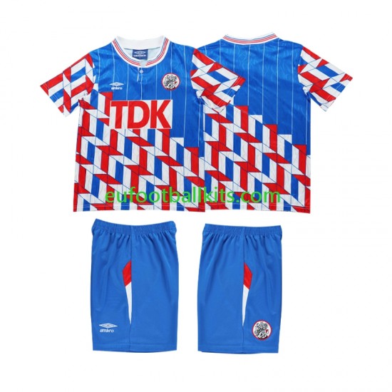 AFC Ajax Retro Away Football Shirts 1989 1990 Kids SS
