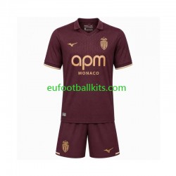 AS Monaco Away Football Shirts 2026-2027 Kids LS