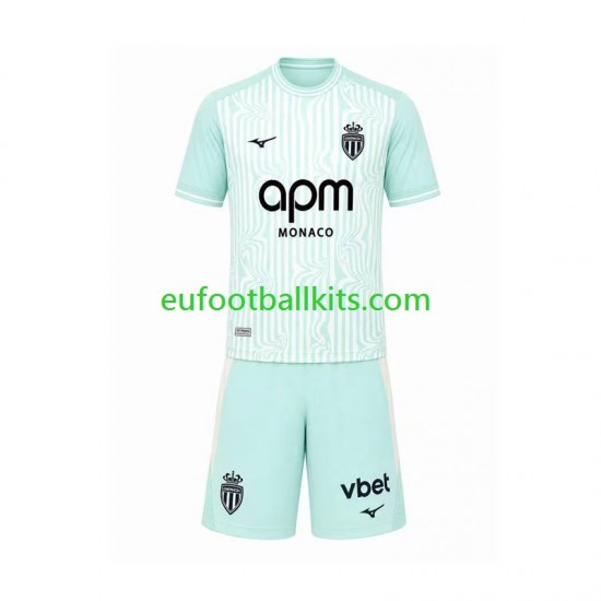 AS Monaco Third Football Shirts 2026-2027 Kids LS
