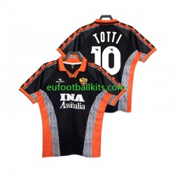 AS Roma Totti 10 Retro Third Football Shirts 1998 1999 Men LS