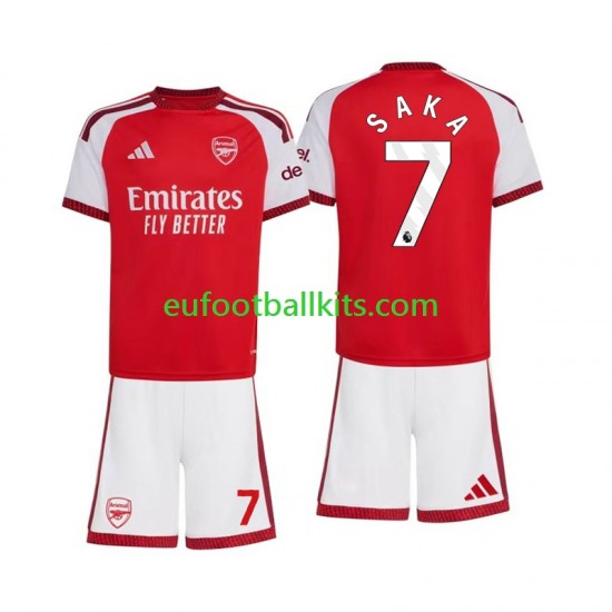 Arsenal Bukayo Saka 7 Home Football Shirts 2026-2027 Kids LS