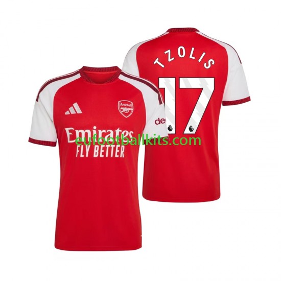 Arsenal Christos Tzolis 17 Home Football Shirts 2026-2027 Men LS